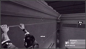 Wait until nearby guards leave your surroundings, because it's going to be bright here - Walkthrough - Kobins Mansion - Walkthrough - Tom Clancys Splinter Cell: Conviction - Game Guide and Walkthrough