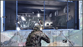 Press the crouch key and carefully approach a new building located to the right #1 - Walkthrough - Diwaniya, Iraq - Walkthrough - Tom Clancys Splinter Cell: Conviction - Game Guide and Walkthrough