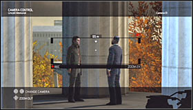 Start off by choosing camera number 2 #1 - Walkthrough - Lincoln Memorial - Walkthrough - Tom Clancys Splinter Cell: Conviction - Game Guide and Walkthrough