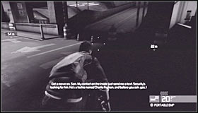 You must be VERY careful here, because the area around the door you've just opened is being monitored by one of security cameras #1 - Walkthrough - Third Echelon HQ - part 1 - Walkthrough - Tom Clancys Splinter Cell: Conviction - Game Guide and Walkthrough