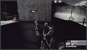 You should be heading towards a section of the parking lot which is monitored by a security camera and therefore you must jump over a nearby balustrade #1 - Walkthrough - Third Echelon HQ - part 1 - Walkthrough - Tom Clancys Splinter Cell: Conviction - Game Guide and Walkthrough