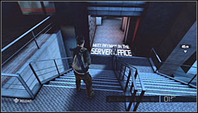 Start running forward as soon as both guards have been shot #1 and then turn right - Walkthrough - Third Echelon HQ - part 2 - Walkthrough - Tom Clancys Splinter Cell: Conviction - Game Guide and Walkthrough