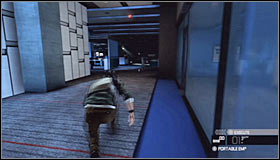 Use the ceiling area to make your way to a brighter corridor leading to the next location #1 - Walkthrough - Third Echelon HQ - part 2 - Walkthrough - Tom Clancys Splinter Cell: Conviction - Game Guide and Walkthrough