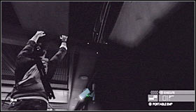 Wait until the security camera turns left and quickly move forward so that you'll end up under it #1 - Walkthrough - Third Echelon HQ - part 2 - Walkthrough - Tom Clancys Splinter Cell: Conviction - Game Guide and Walkthrough