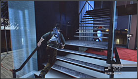 Choose an assault rifle from your arsenal, because three enemy agents will soon destroy a glass roof and slide down on ropes #1 - Walkthrough - Third Echelon HQ - part 3 - Walkthrough - Tom Clancys Splinter Cell: Conviction - Game Guide and Walkthrough