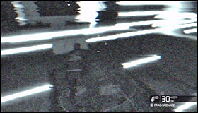 This room contains a lot of laser beams, however you'll only be interested in avoiding a large and slowly moving horizontal beam - Walkthrough - Third Echelon HQ - part 3 - Walkthrough - Tom Clancys Splinter Cell: Conviction - Game Guide and Walkthrough