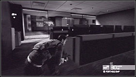 Option B: This is a less interesting option, because you're going to be surprised by elite guards on the first floor and if you ignore killing guards on the ground floor then you may be surrounded by both groups - Walkthrough - Third Echelon HQ - part 3 - Walkthrough - Tom Clancys Splinter Cell: Conviction - Game Guide and Walkthrough