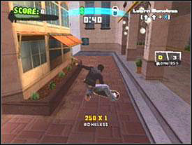 Find a Frenchman with a moustache in a narrow street - Beverly Hills #1 - Game Guide - Tony Hawks American Wasteland Game Guide