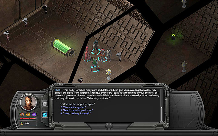 Choose your reward - List of access codes to unique tombs in Necropolis - Puzzles and additional activities - Torment: Tides of Numenera Game Guide