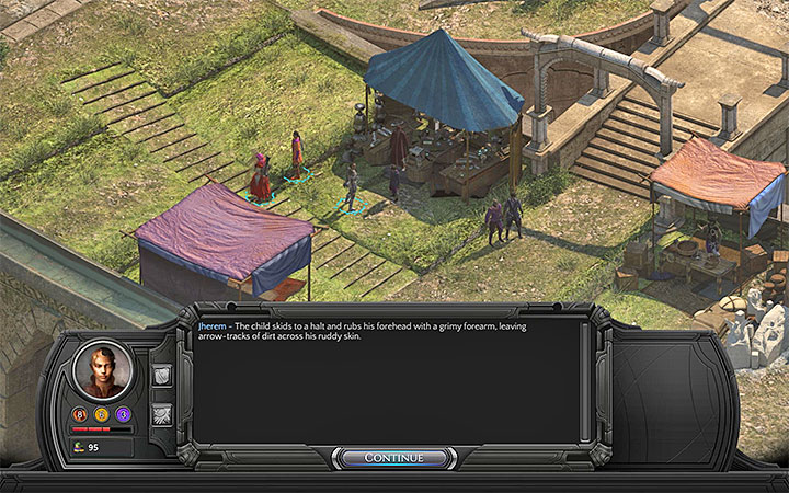 Look for the boy in the southern part of Circus Minor in Sagus Cliffs - All Torment: Tides of Numenera Achievements / Trophies - Strategy Guide - Torment: Tides of Numenera Game Guide