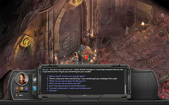 Ask Brusca to hire Coty - All Torment: Tides of Numenera Achievements / Trophies - Strategy Guide - Torment: Tides of Numenera Game Guide