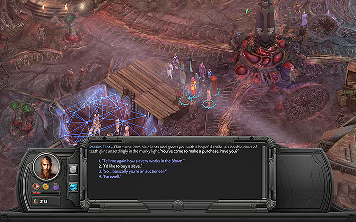 Coty can be bought when you reach the Bloom - All Torment: Tides of Numenera Achievements / Trophies - Strategy Guide - Torment: Tides of Numenera Game Guide