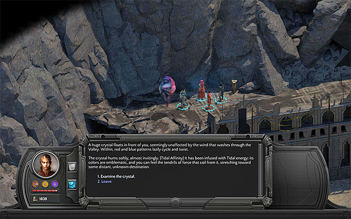 Investigate a large levitating crystal - Severed Child - side quest walkthrough | Valley of Dead Heroes - Valley of Dead Heroes - Torment: Tides of Numenera Game Guide