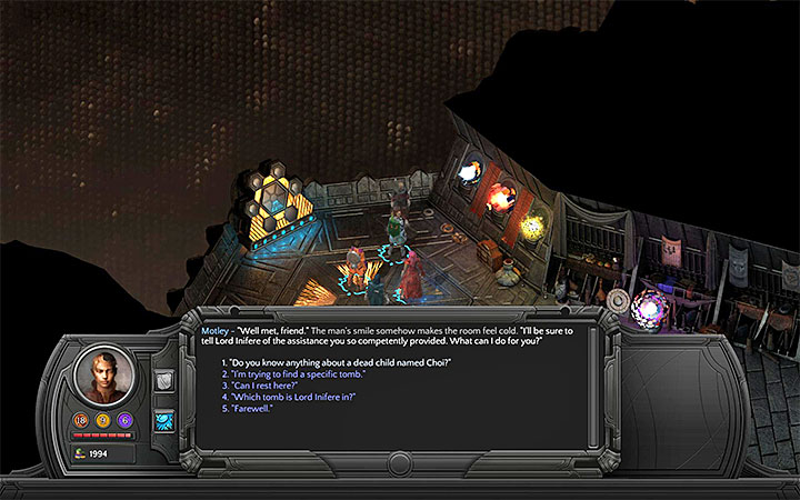 You can get the information out of Motley or take his note - Severed Child - side quest walkthrough | Valley of Dead Heroes - Valley of Dead Heroes - Torment: Tides of Numenera Game Guide