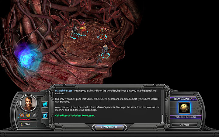 Mazzof will leave the merecaster regardless of your actions. - All Merecasters in Torment: Tides of Numenera - Puzzles and additional activities - Torment: Tides of Numenera Game Guide