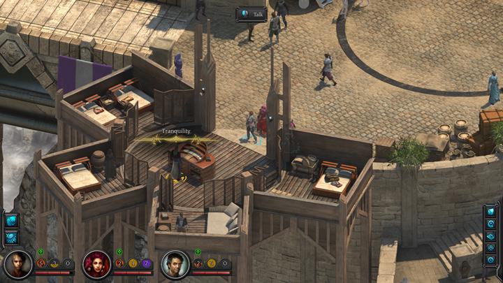 Ask the woman to put you into a trance. - The Sorrows Prey - side quest walkthrough | Circus Minor - Sagus Cliffs: Circus Minor - Torment: Tides of Numenera Game Guide