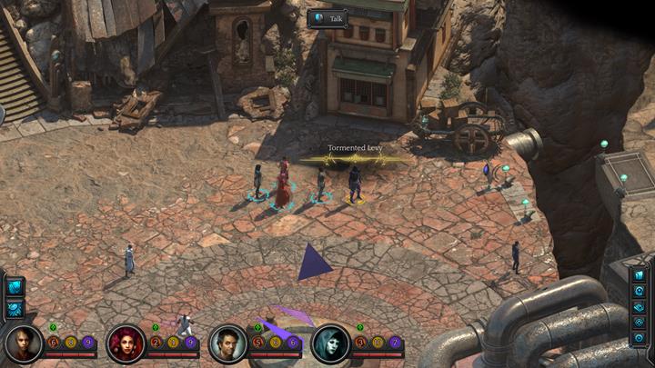 The cause of the trouble - the Tormented Levy. - Flawed Simulacrum - side quest walkthrough | Cliffs Edge - Sagus Cliffs: Cliffs Edge - Torment: Tides of Numenera Game Guide