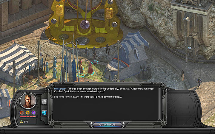 You can learn about new murders from the Messenger - Who is the serial killer in Sagus Cliffs and whom can he murder? - Puzzles and additional activities - Torment: Tides of Numenera Game Guide