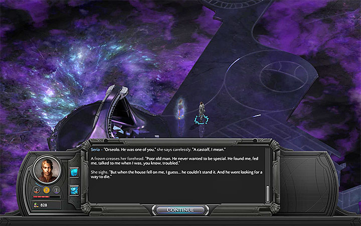 Seria can tell you about her father, Orseolo - Disciples of the Changing God - side quest walkthrough | Circus Minor - Sagus Cliffs: Circus Minor - Torment: Tides of Numenera Game Guide