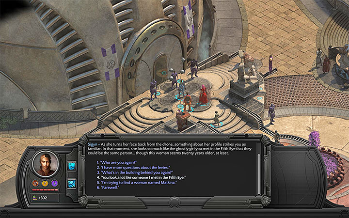 Sigyn can be found in Government Square. - Where can you find all the copies of the Ghostly Woman (Fifth Eye Tavern)? - Puzzles and additional activities - Torment: Tides of Numenera Game Guide