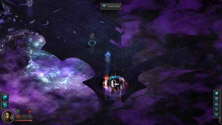 In order to get back to the real world, simply use the portal. - How to get back to the Castoffs labyrinth and how to escape it? | Adventurers Guide - Adventurers Guide - Torment: Tides of Numenera Game Guide