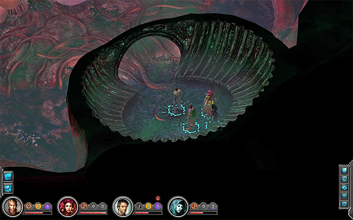 Save the game after reaching the Nethermost Cavity - you can easily die here - How to pass through the Nethermost Cavity in the Bloom and reach the Heart Interior? - Puzzles and additional activities - Torment: Tides of Numenera Game Guide