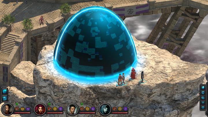 Solving the puzzle lets you teleport around the city. - How to solve the dome puzzle in Torment: Tides of Numenera? - Puzzles and additional activities - Torment: Tides of Numenera Game Guide