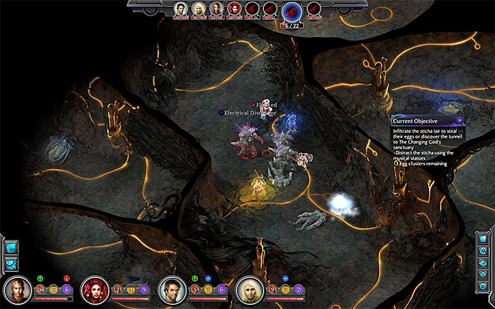 Fights with the sticha will not be difficult, but they can last a good long while - The Cold, Calculating Jack - main quest walkthrough | Underbelly - Sagus Cliffs: Underbelly - Torment: Tides of Numenera Game Guide