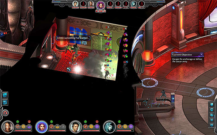 Use area of effect attack when the enemies are bunched up in narrow doorways - Covetous Hearts - side quest walkthrough | Lost Anchorage - Bloom: Small Nihilesh - Torment: Tides of Numenera Game Guide