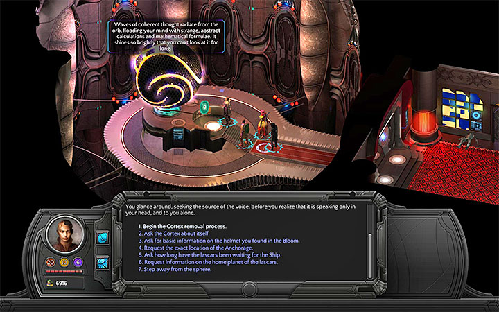 After the battle you are free to take the Cortex - Covetous Hearts - side quest walkthrough | Lost Anchorage - Bloom: Small Nihilesh - Torment: Tides of Numenera Game Guide
