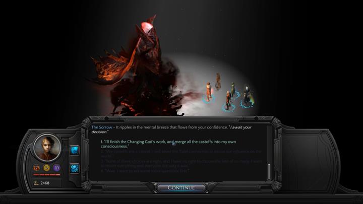 You can absorb all the castoffs into the conscience of the main protagonist. - All Endings in Torment: Tides of Numenera - Endings - Torment: Tides of Numenera Game Guide