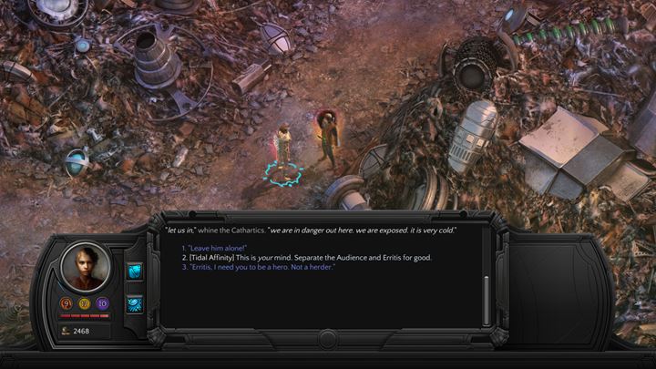 The Calm will enable you to finally free Erritis of his demons. - The Lost Shepherd (Erritis) | Companion quests - Companion quests - Torment: Tides of Numenera Game Guide