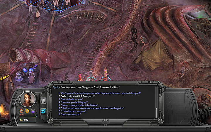 Talk to Tybir about his former lover - Broken Hearts (Tybir) | Companion quests - Companion quests - Torment: Tides of Numenera Game Guide
