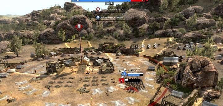 Even a small and/or weak group sent will halt the capture bar and give you time to respond in force. - Unit mechanics and tips in Total War: Arena - Units, Items & Tips - Total War Arena Game Guide