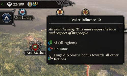In addition, Influence is a type of currency needed to carry out the majority of actions in the Intrigue panel (in the faction window) - Influence of characters in Total War Saga Thrones of Britannia - Characters - Total War Saga: Thrones of Britannia Game Guide