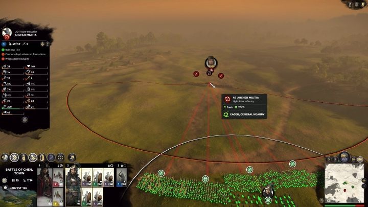 Even the initial clashes look amazing with the army level set to Extreme. - Unit size in Total War Three Kingdoms - Basics - Total War Three Kingdoms Guide