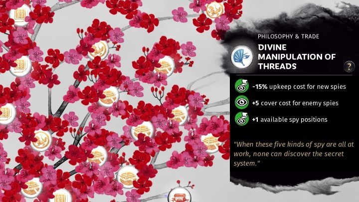 The number of available positions for spies can be increased, among others, thanks to reforms. - Undercover Network & Spies in Total War Three Kingdoms - Gameplay mechanics - Total War Three Kingdoms Guide