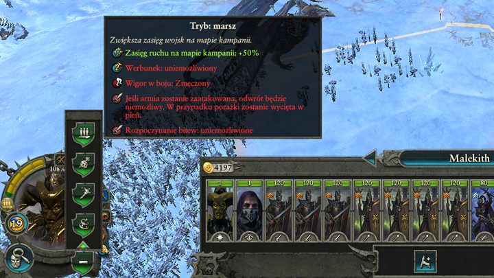 Different stances have different pros and cons. - World Exploration | Campaign Map Gameplay - Campaign Map Gameplay - Total War: Warhammer II Game Guide