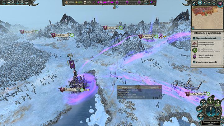 You have to defend the settlements where the Ritual is being performed at all cost! - Controlling the Great Vortex | Campaign Map Gameplay - Campaign Map Gameplay - Total War: Warhammer II Game Guide