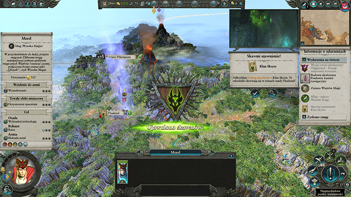 During the following turns, mind the hidden Skaven factions. - Order of Loremasters - advice, tips | Factions - High Elves - Total War: Warhammer II Game Guide