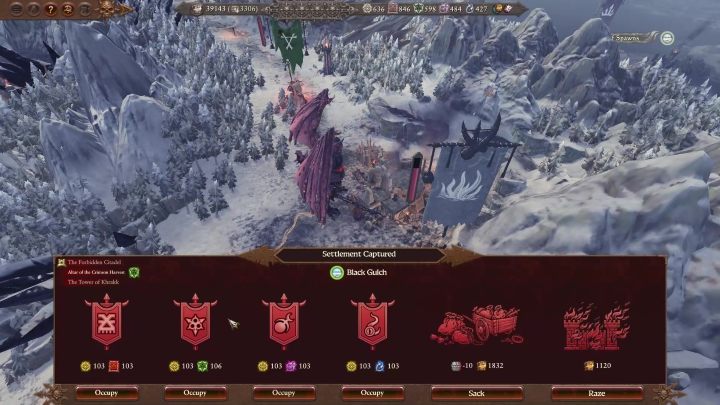 Another way to get glory is to devote a conquered settlement to one of the gods - Total War Warhammer 3: Daemons of Chaos - unique mechanics - Daemons of Chaos - Total War Warhammer 3 Guide