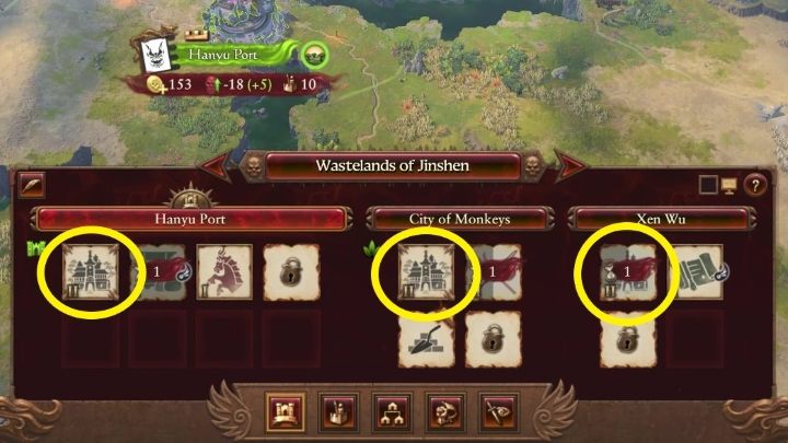 It contains the list of settlements - Total War Warhammer 3: Settlement development, buildings and climate - Basics - Total War Warhammer 3 Guide