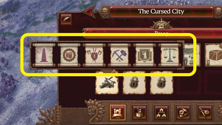 There are several types of buildings - Total War Warhammer 3: Settlement development, buildings and climate - Basics - Total War Warhammer 3 Guide