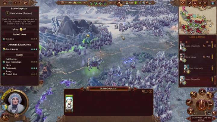 A lord operating outside the army acts as a support for the provinces - Total War Warhammer 3: Heroes and lords - usage - Lords and heroes - Total War Warhammer 3 Guide