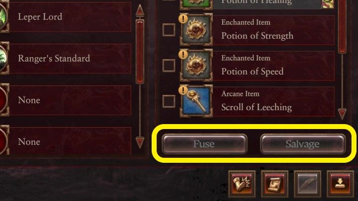 The option to manage items is under the list - Total War Warhammer 3: Equipment and missions - details - Lords and heroes - Total War Warhammer 3 Guide
