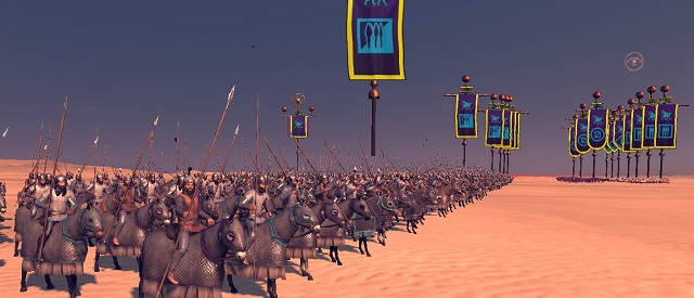 In this case you use war elephants or chariots deployed in the first line - Sample formations and maneuvers | Battle - Battle - Total War: Rome II Game Guide