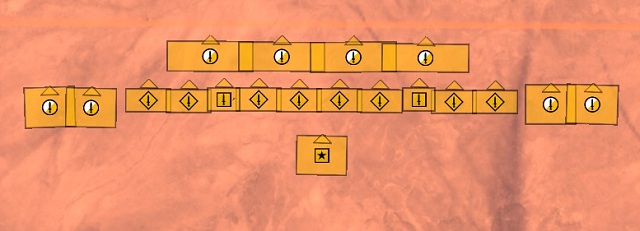 Mechanics of this formation is simple - elephants or chariots hit enemy, trying to get through his formation - Sample formations and maneuvers | Battle - Battle - Total War: Rome II Game Guide
