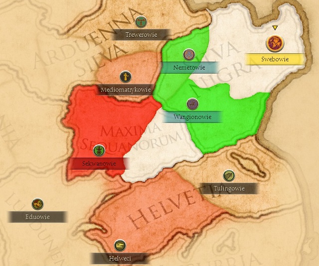 The beginning of the Suebi campaign is much more difficult than in the case of other factions - Victory conditions and the first steps - Factions - Suebi - Total War: Rome II - Caesar in Gaul - Game Guide and Walkthrough