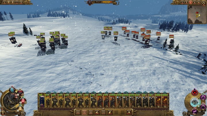 You should zoom out the camera to have a better view of the battlefield. - Battle interface and issuing commands | Battles - Battles - Total War: Warhammer Game Guide
