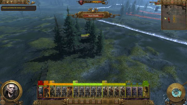 You can hide Dire Wolves in those tress to flank the enemy. - Vampire Counts Campaign Walkthrough and Tips - Vampire Counts - Total War: Warhammer Game Guide